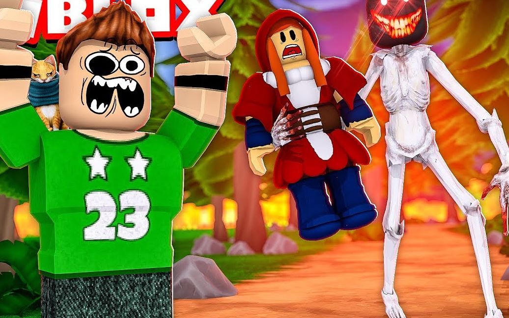 roblox小红帽故事01 和小红帽一起找外婆,但在半路遇到了危险!