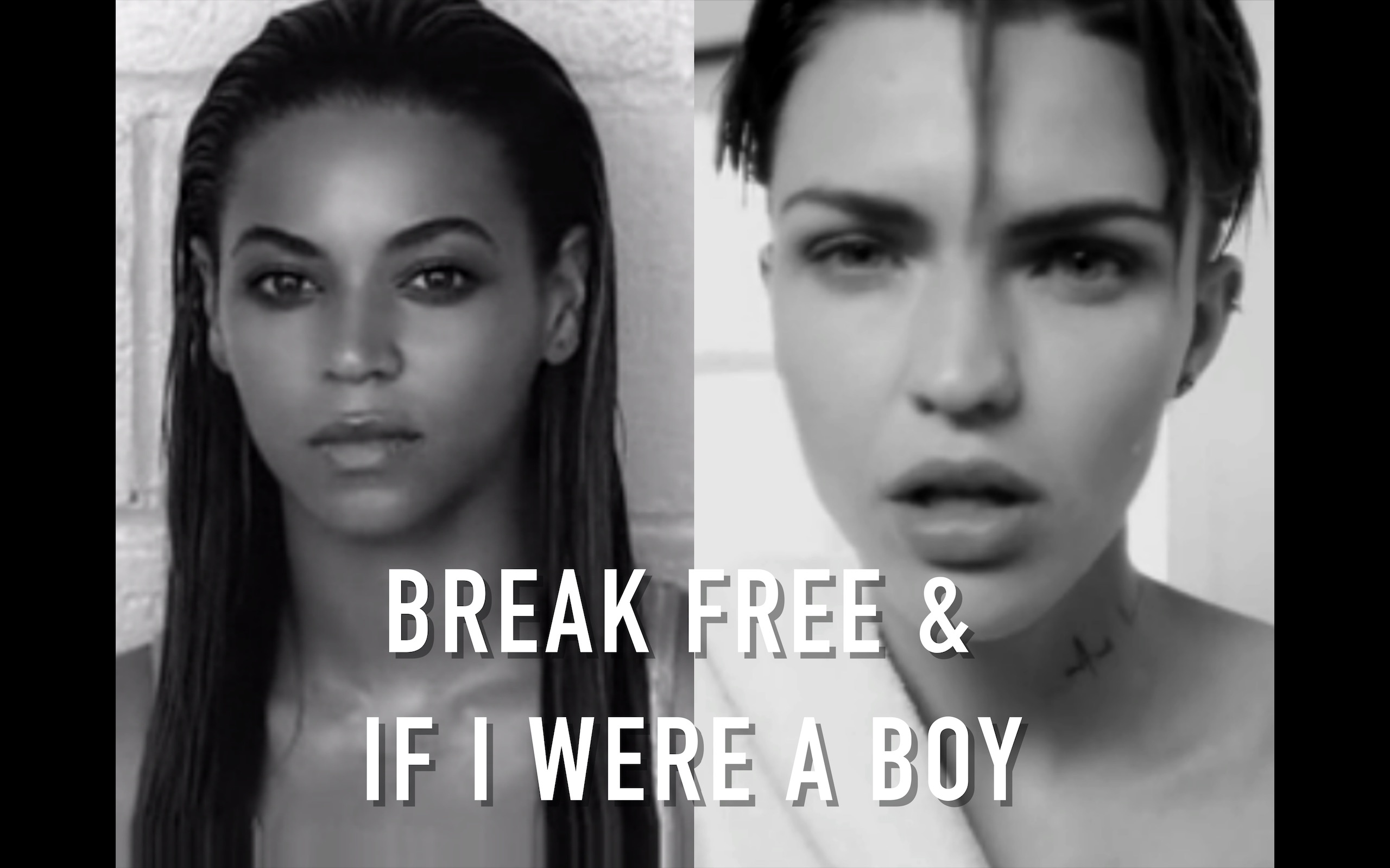 [图]BREAK FREE x IF I WERE A BOY 混剪