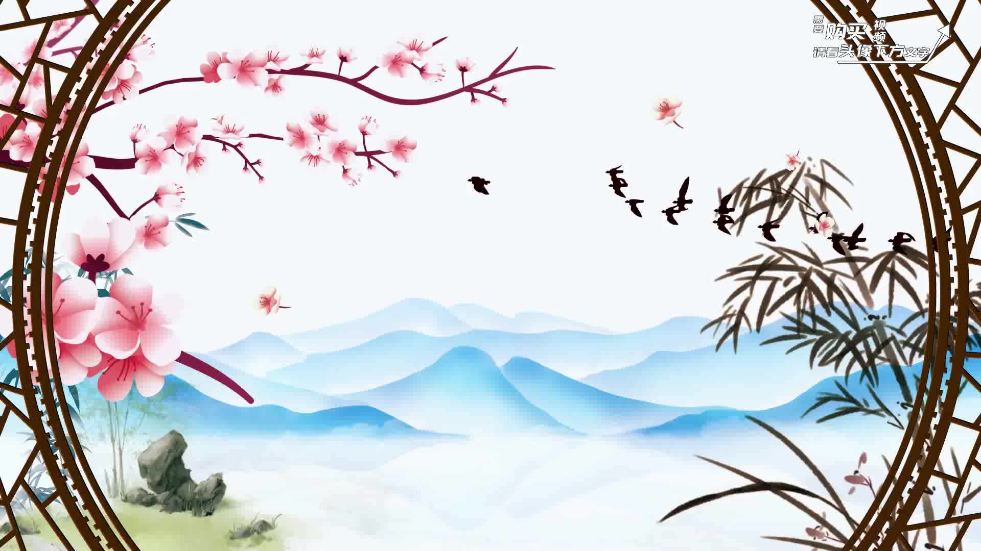 紫竹调古筝伴奏 竹林翠竹 民族舞蹈表演led大屏幕背景视频