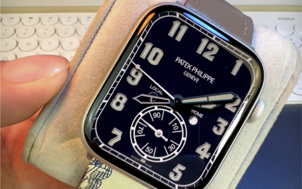 百达翡丽苹果iwatch表盘来啦!