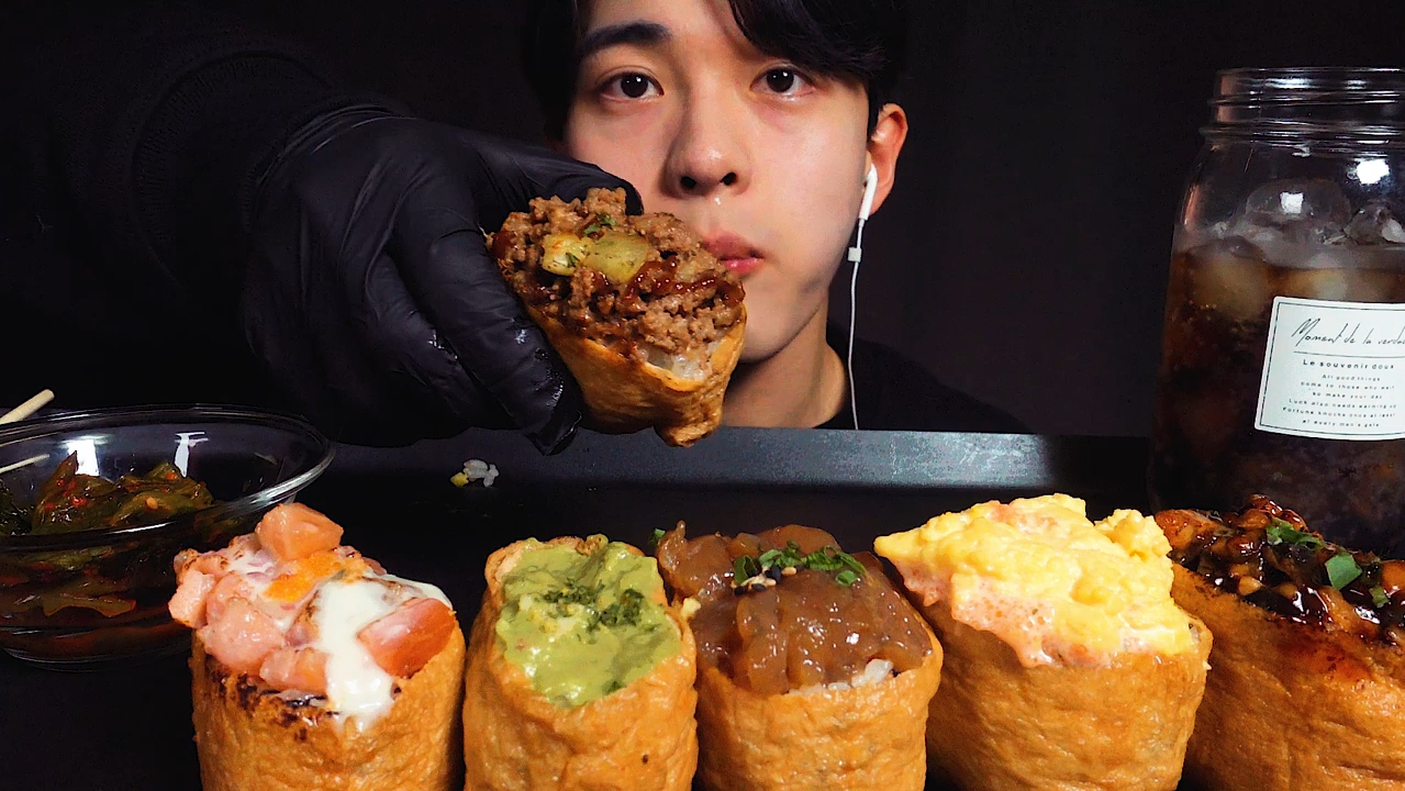 【韩国吃播_chan sori】长的这么帅是不是想勾引我