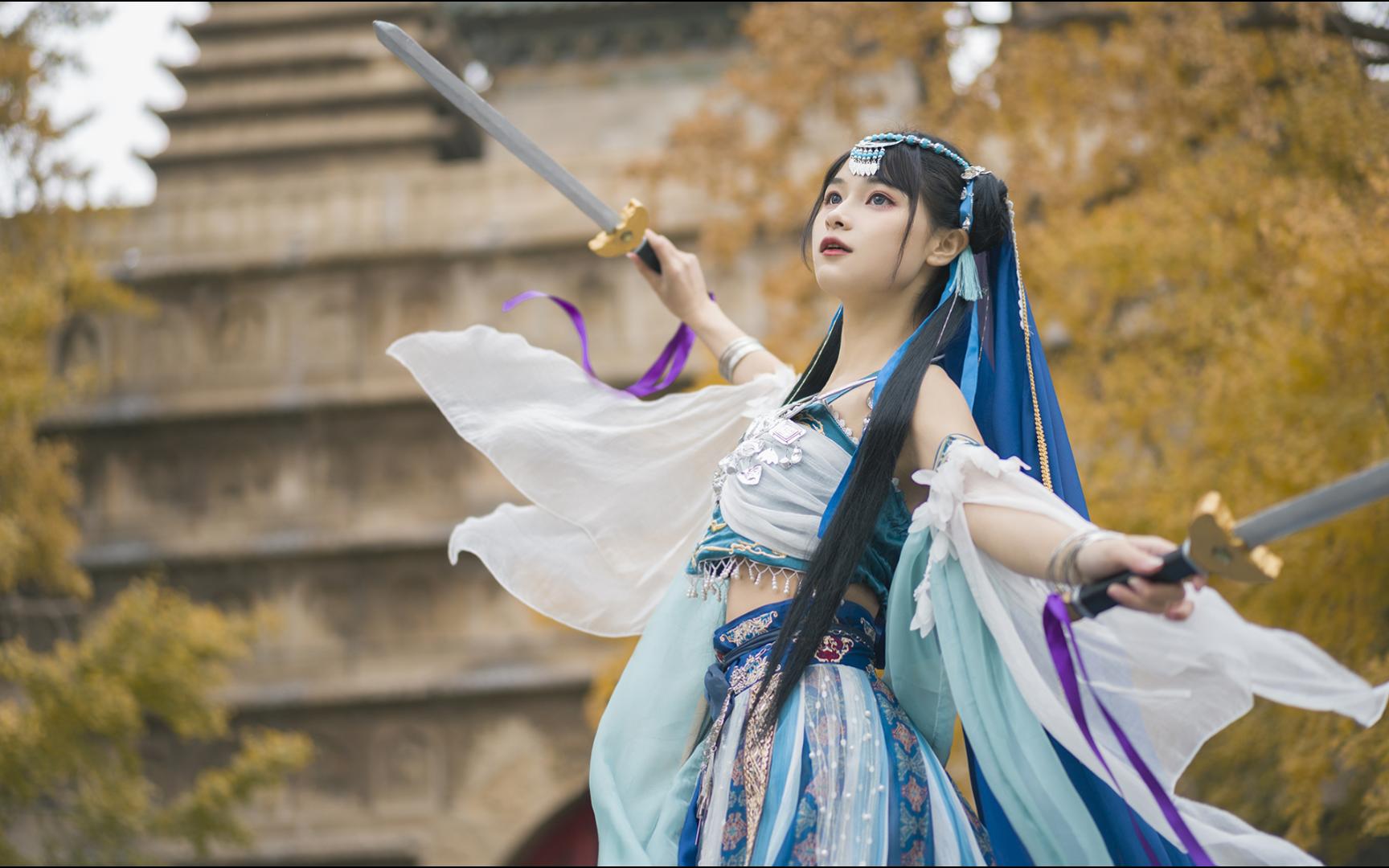 【赵灵儿cos】是灵儿,但是异域风(>ω11*02)17