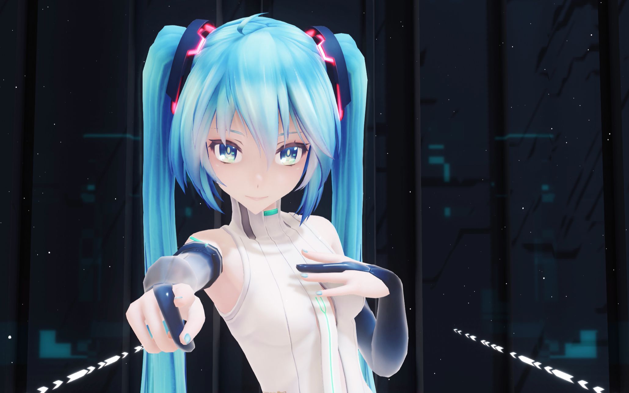 活动作品moe3d初音生贺handinhand