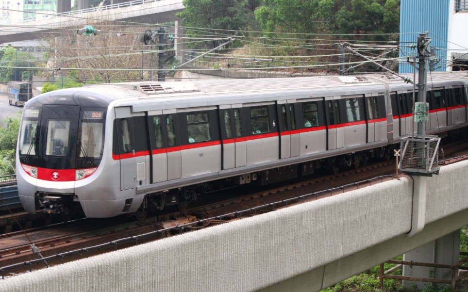 【铁路随拍】港铁观塘线九龙塘→九龙湾区间侧方pov_哔哩哔哩 (゜-゜)