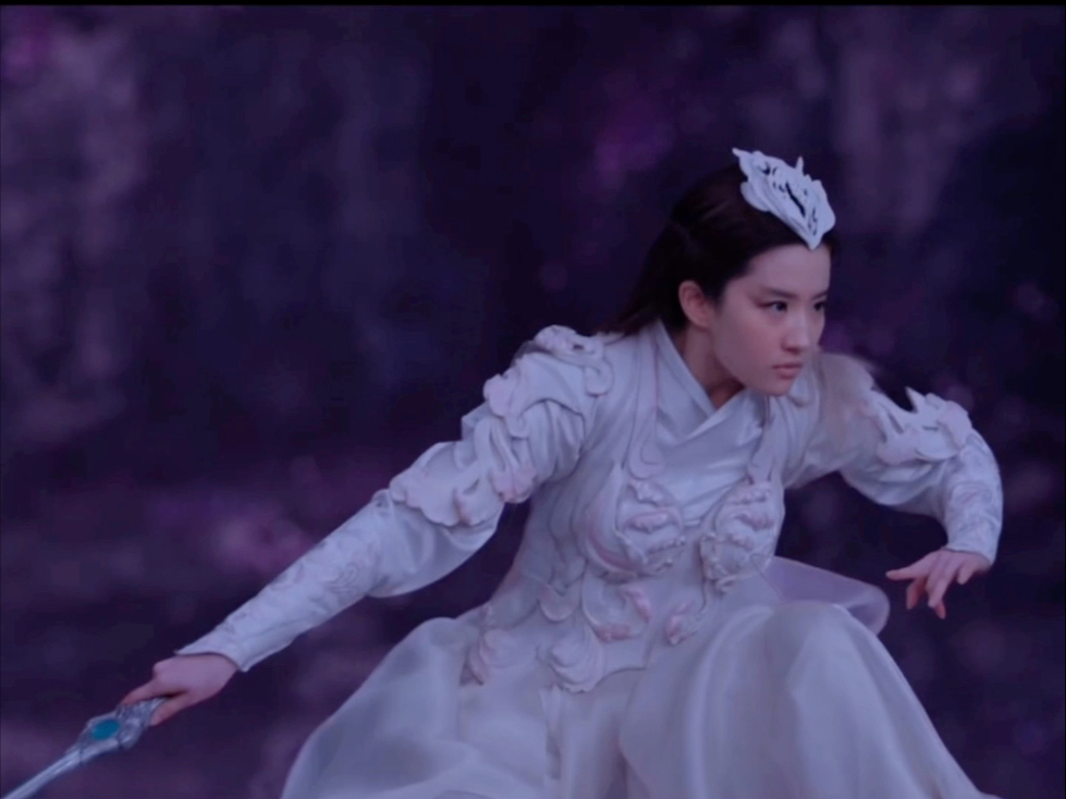 刘亦菲的白浅打戏也是那么飒