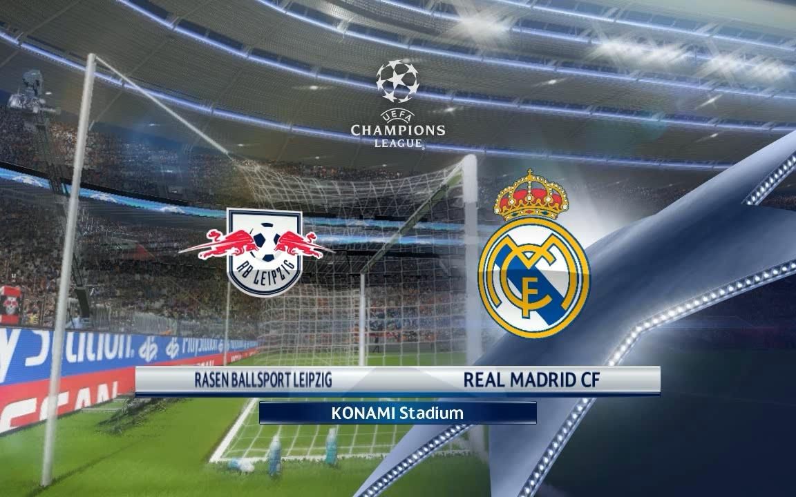 实况足球2018欧足联冠军联赛模拟f组rb莱比锡vs皇家马德里