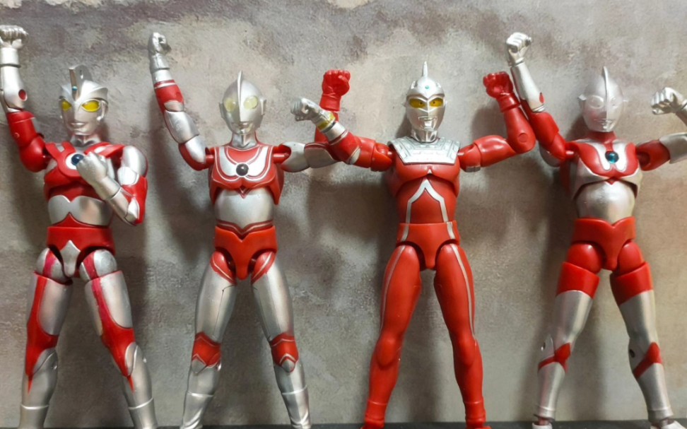 万代食玩超动奥特兄弟随拍展示