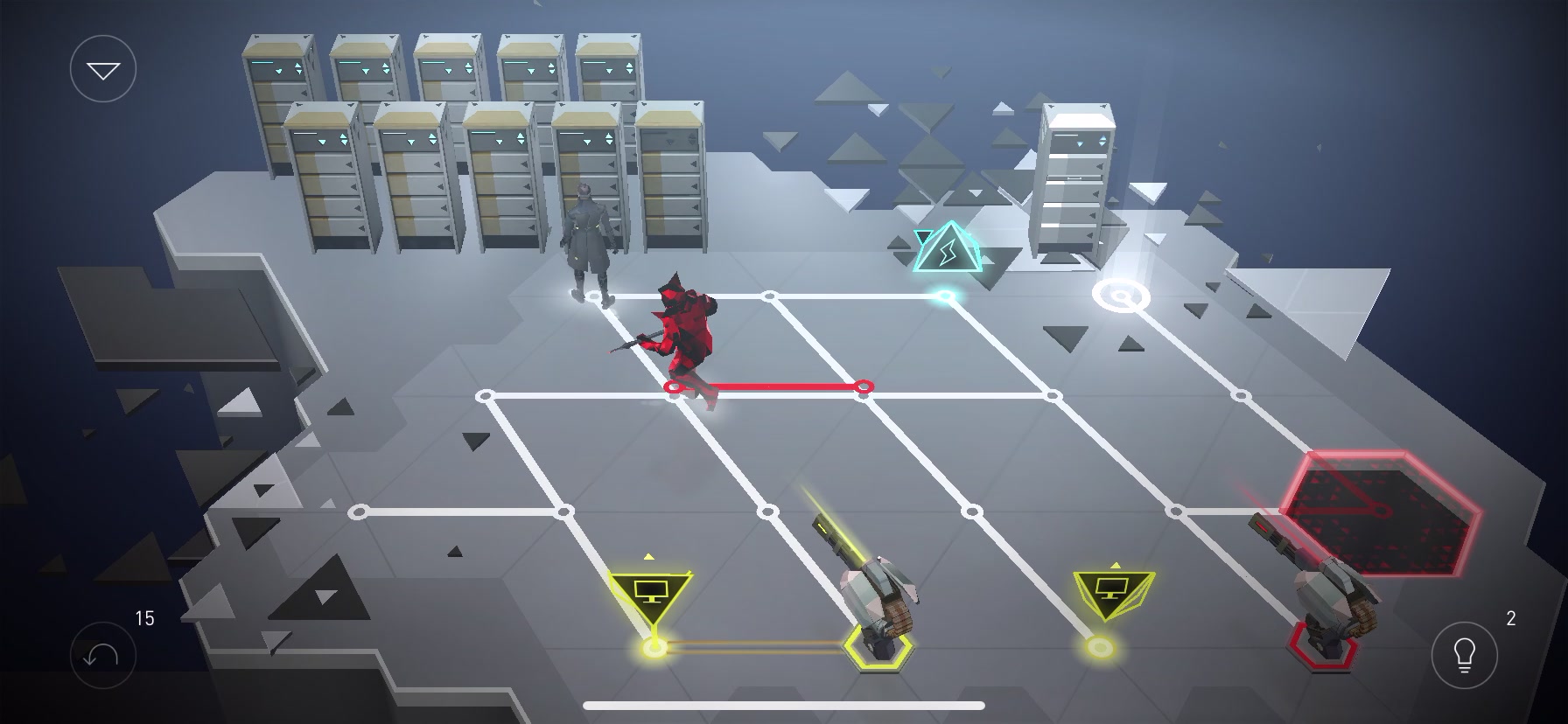 秘密行动解谜游戏ios版《突出重围:出击deus ex go》关卡22