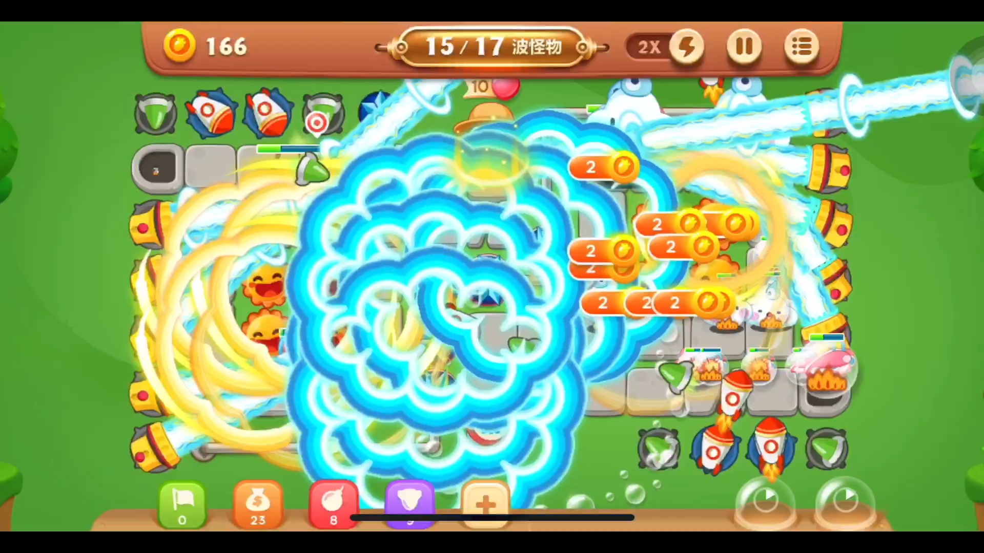 保卫萝卜3:公园主题的第60关