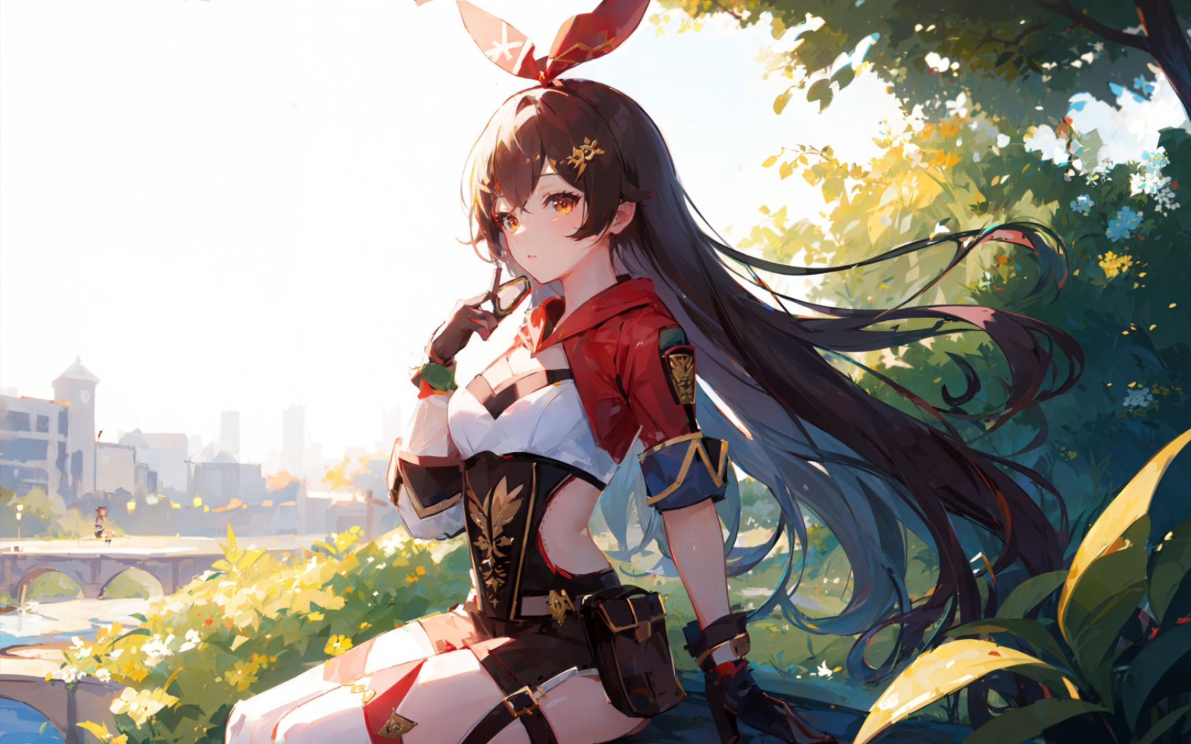 【原神】3.7深渊12层上半三连 安柏队不会玩