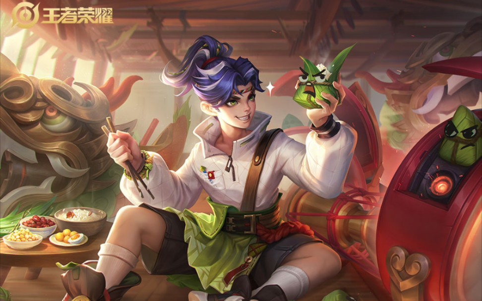 王者荣耀-双无尽蒙犽火力压制.