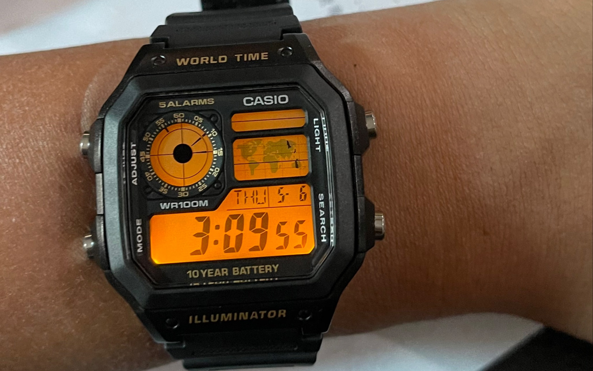 开箱卡西欧ae-1200wh-1b