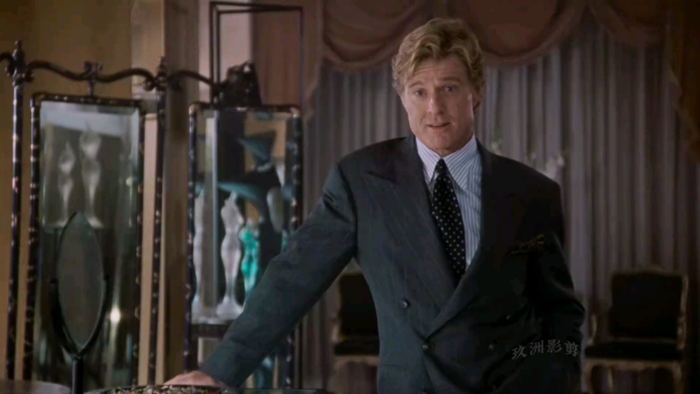 罗伯特雷德福年轻时候应该是大帅哥一枚,演风流王老五还是有点放不开!