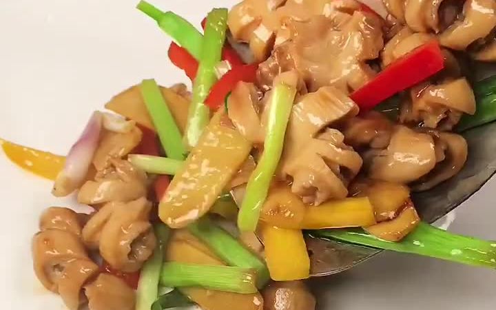 【学做饭之姜葱炒生肠】超好吃的经典菜系