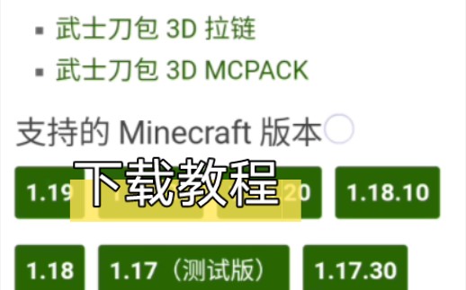 MCPEDL下载教程哔哩哔哩bilibili我的世界教程