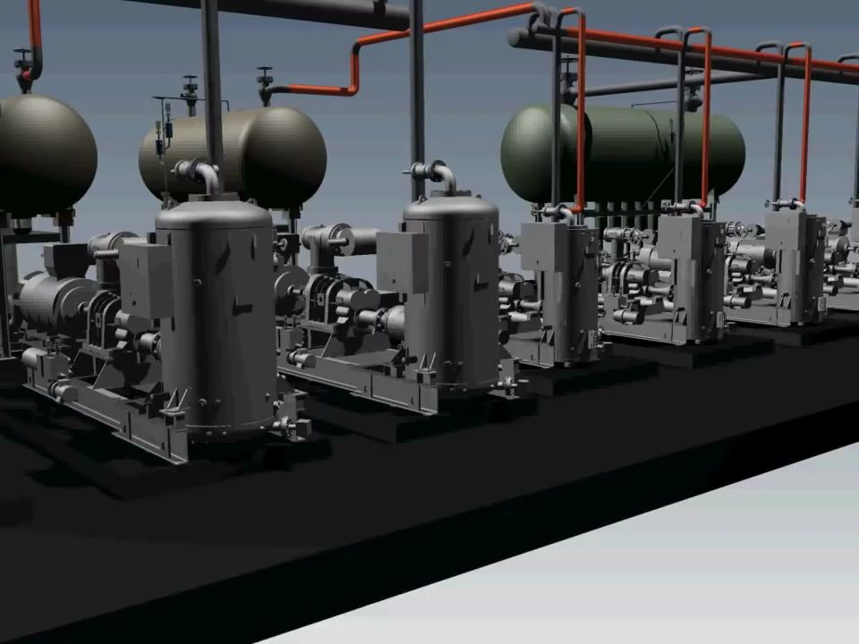 冷库安装与调试:冷库制冷系统 3D 动图展示(制冷百家网)哔哩哔哩bilibili