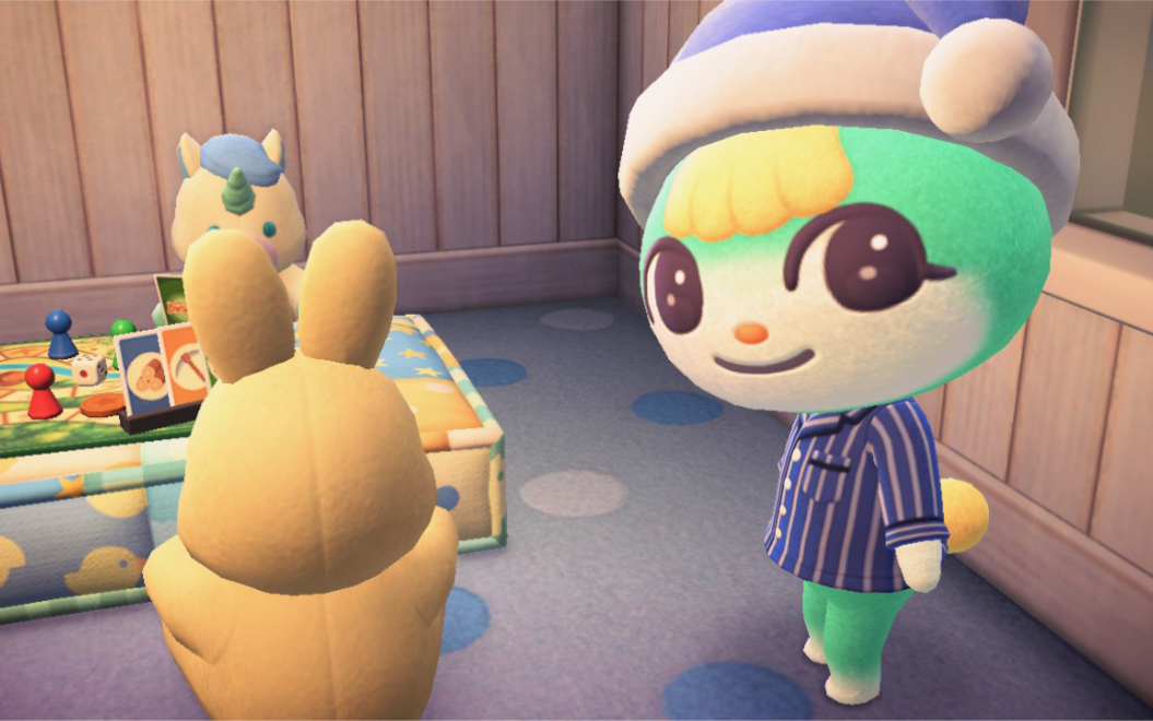 【动森 蜜雪儿】"呐呐～怎么又来人家家里拍照呀～这样拍好看哦～"