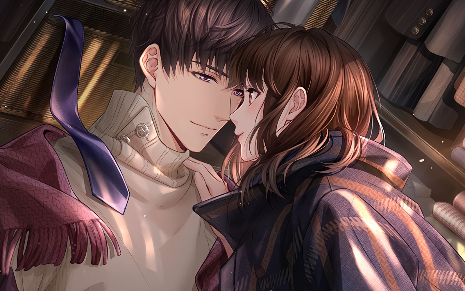 【恋与制作人】许墨生日卡·折叠黄昏·约会 朋友圈