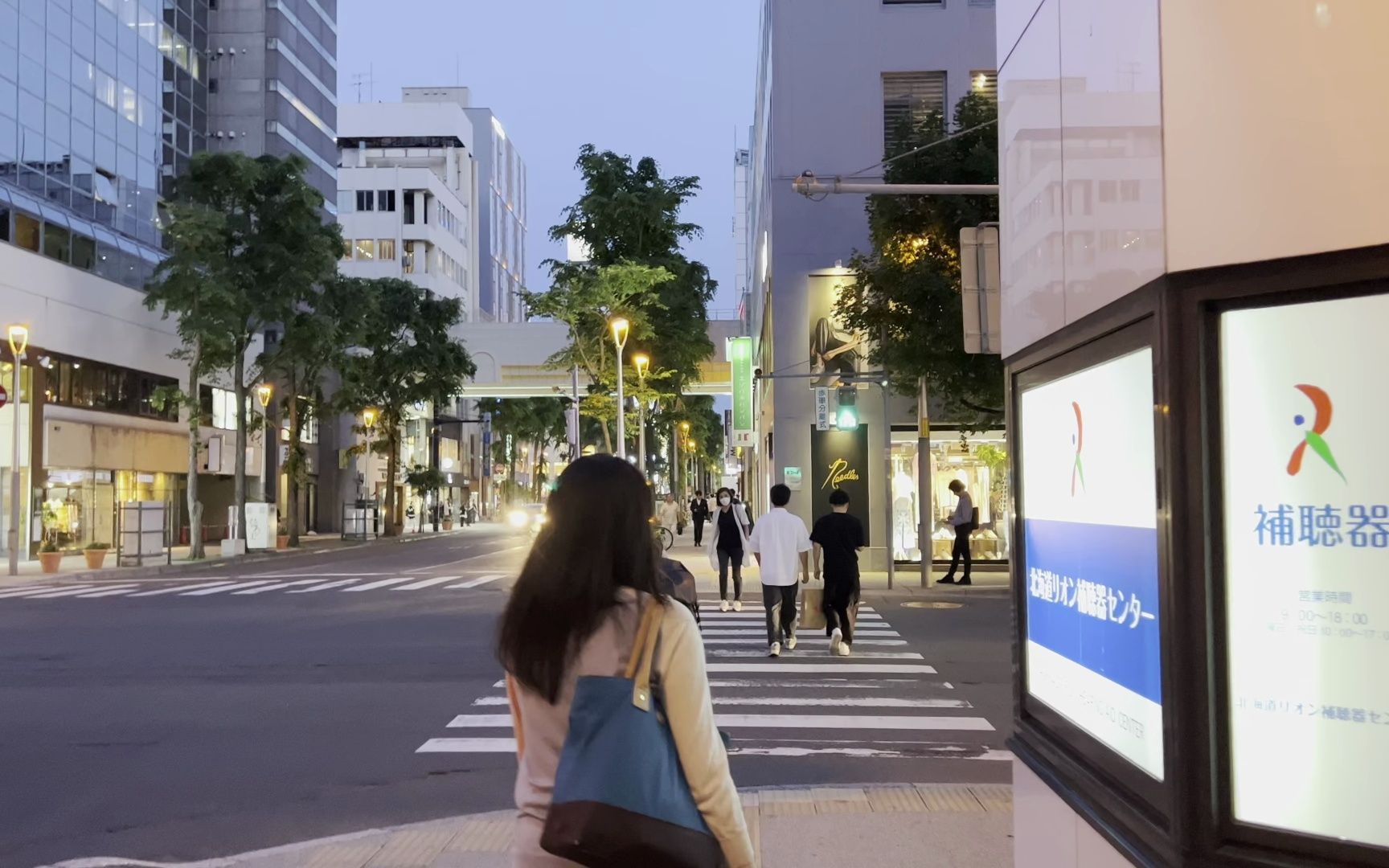 【超清日本】【北海道】【4K HDR】2023 札幌市 夜间的札幌哔哩哔哩bilibili