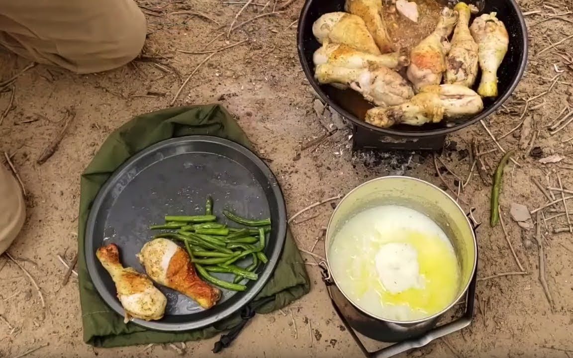 【露营】独木舟旅行 野外烹饪
