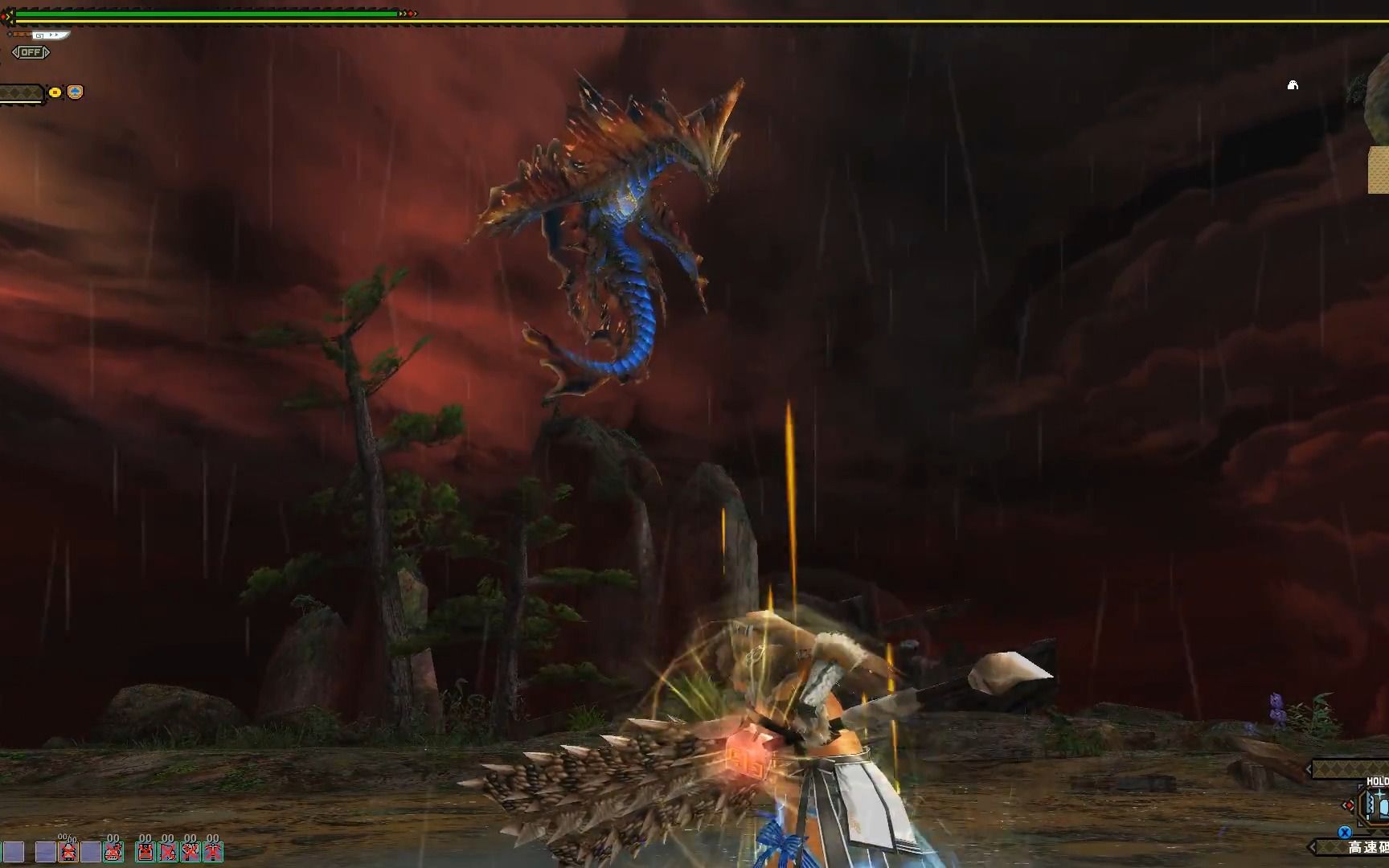 【mhf-z】g级迁悠种岚龙 大剑solo