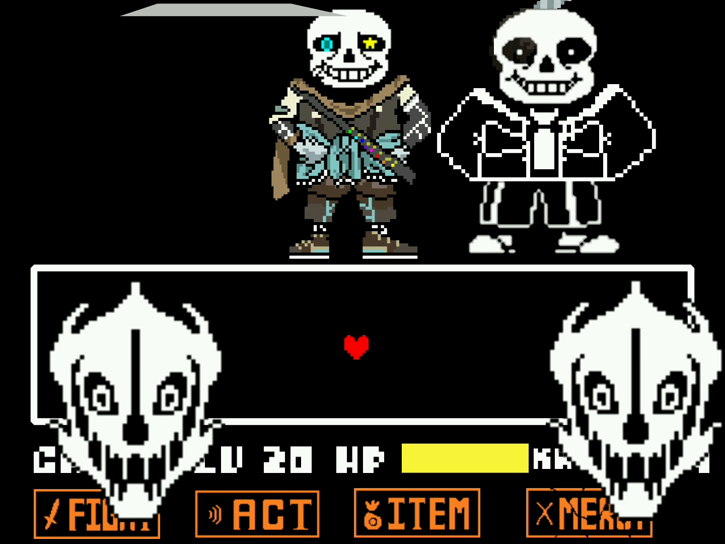 [手机动画]ink!sans前三回合60帧动画