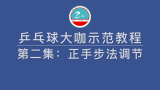 【专业乒乓20年】乒乓球大咖示范教程第二集:正手步法调节哔哩哔哩bilibili