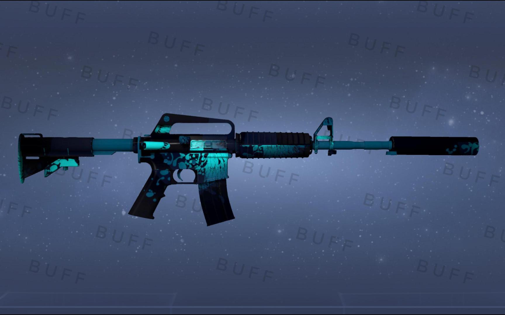 csgo饰品中的二次元改名 m4a1伊卡洛斯陨落