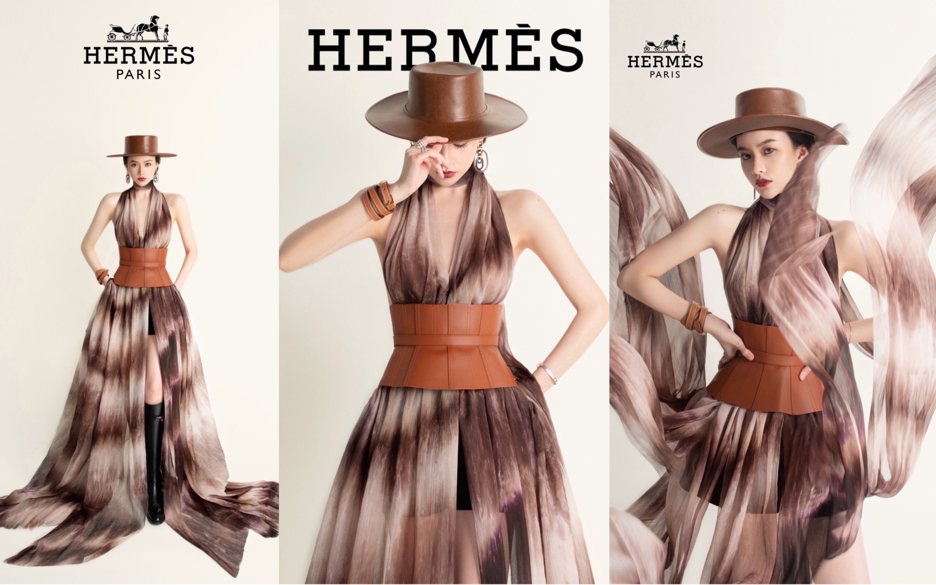 [图]如何成为一个国际超模 之·HERMES 爱马仕！！