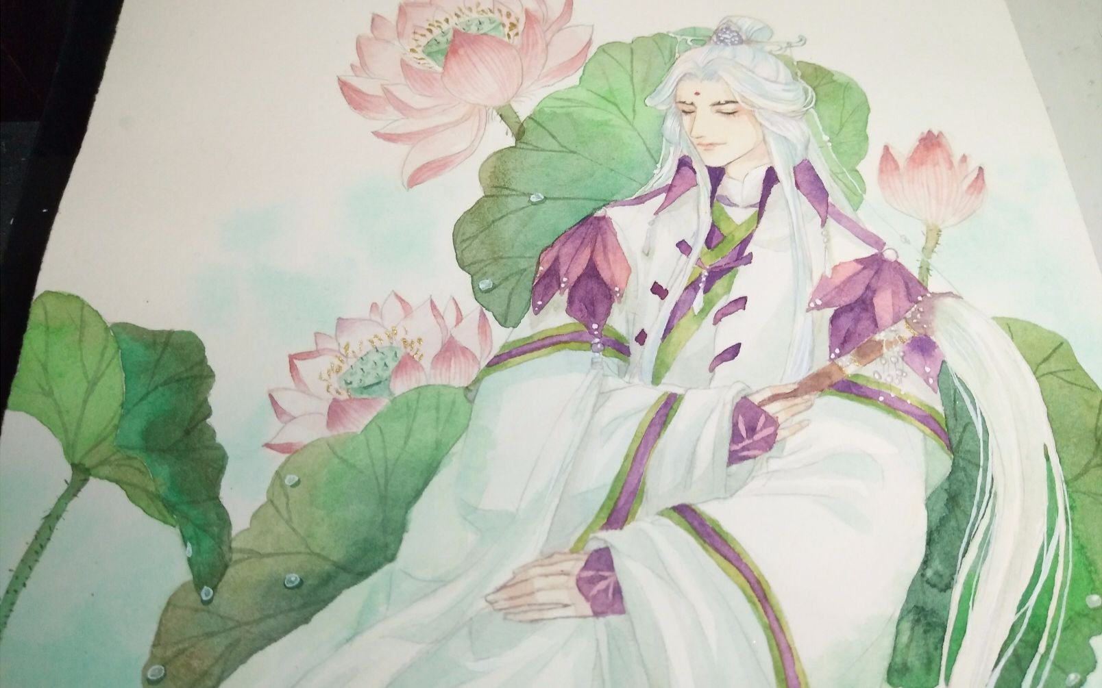 水彩绘画过程,霹雳素还真