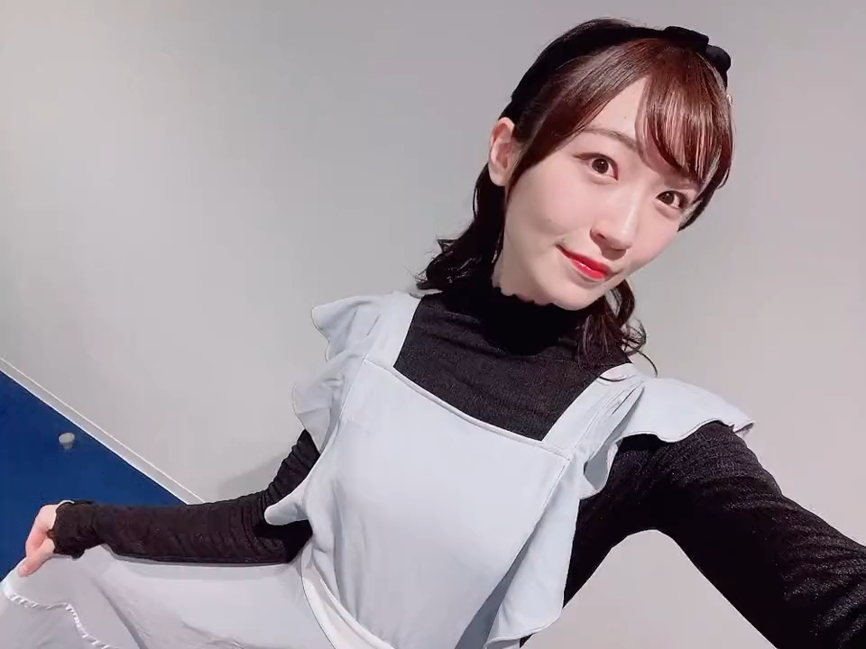 女仆裙的前岛亚美_哔哩哔哩_bilibili