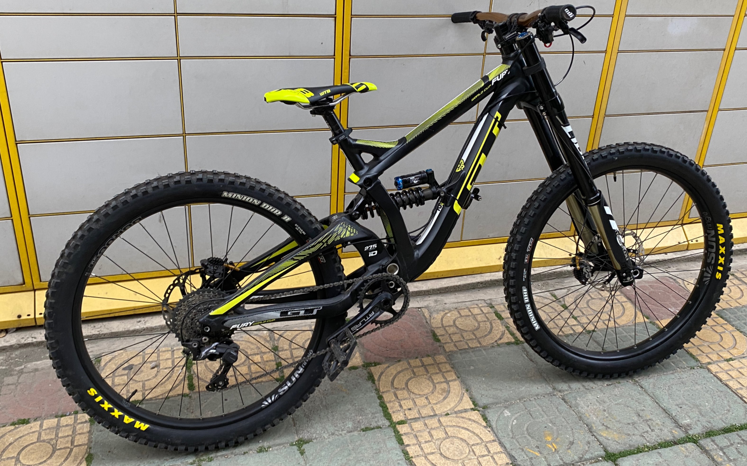 bike check: gt fury world cup速降车