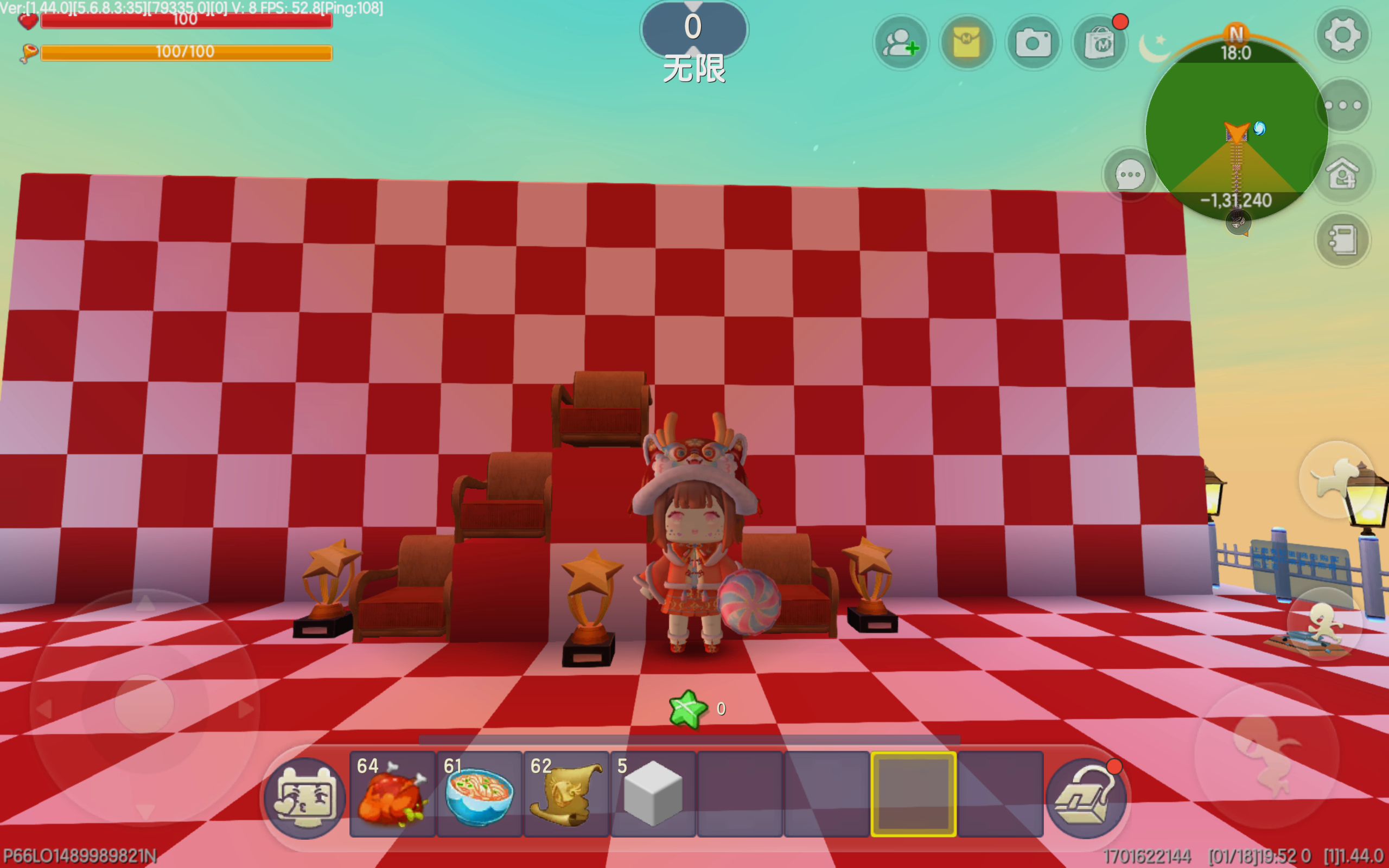 迷你世界新年跑酷