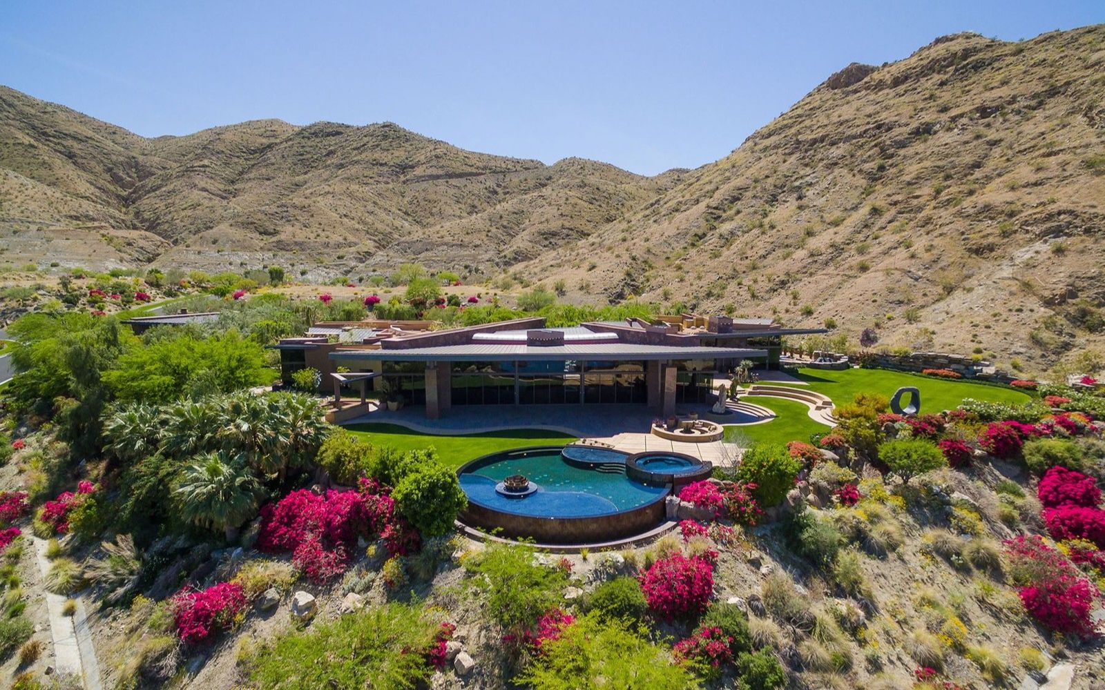 豪宅赏析加州别致的沙漠现代小屋ranchomiragecalifornia92270us