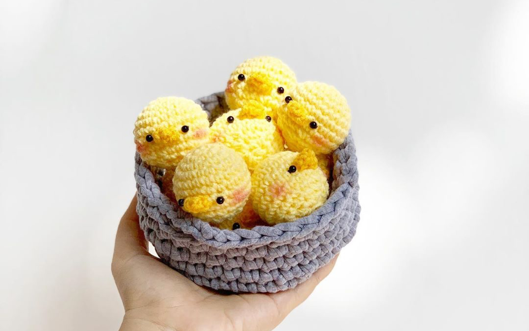 钩针小鸡仔编织教程_哔哩哔哩_bilibili