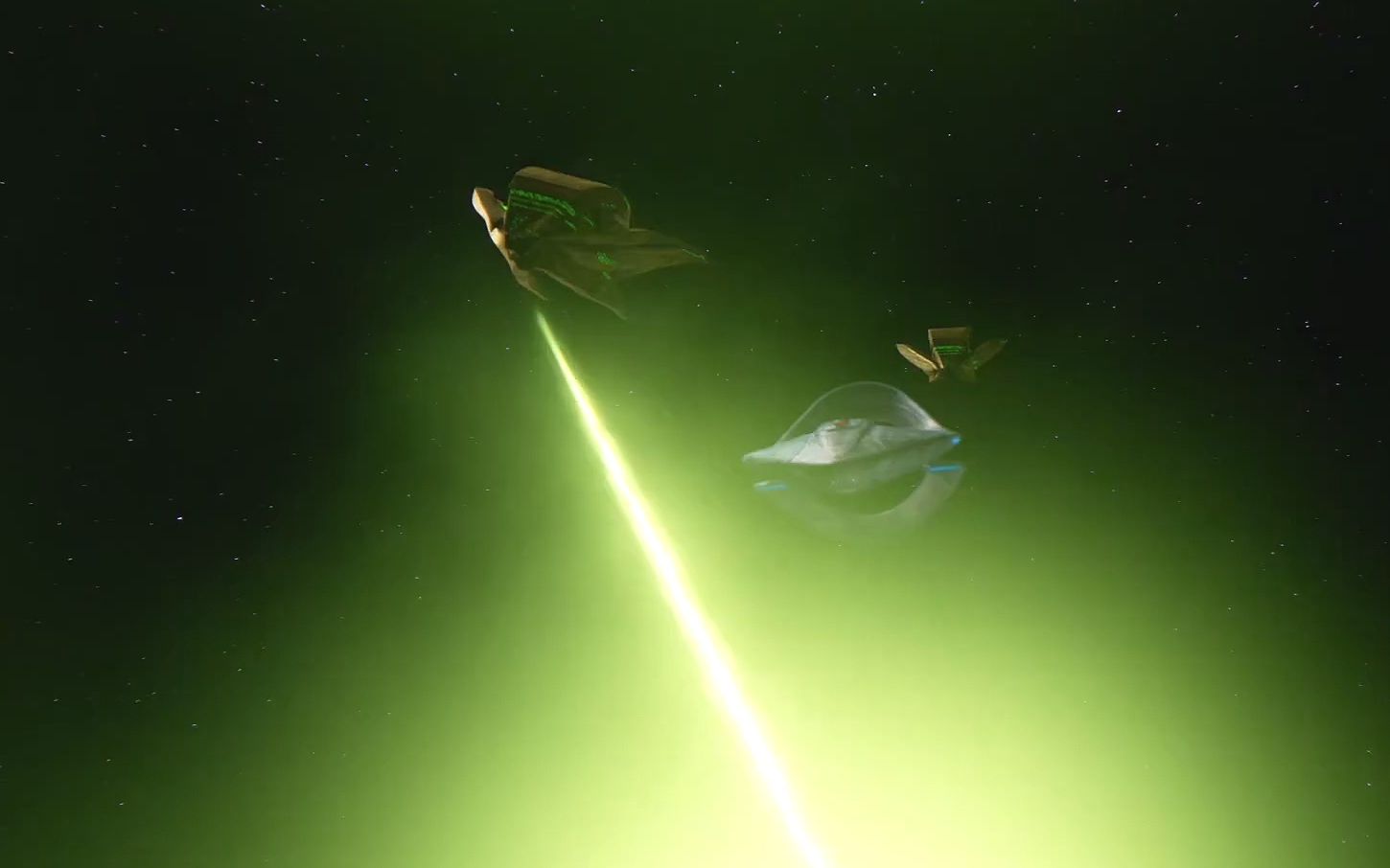 奥维尔号第三季奥维尔号飞船躲避krill星际战列巡洋舰的攻击