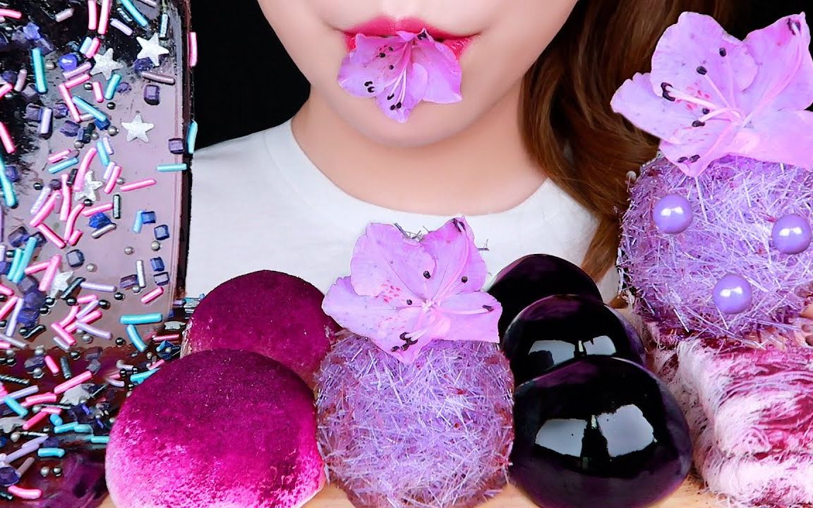 【lesa】紫色甜点 糖片果冻&葡萄果冻&糯米糕