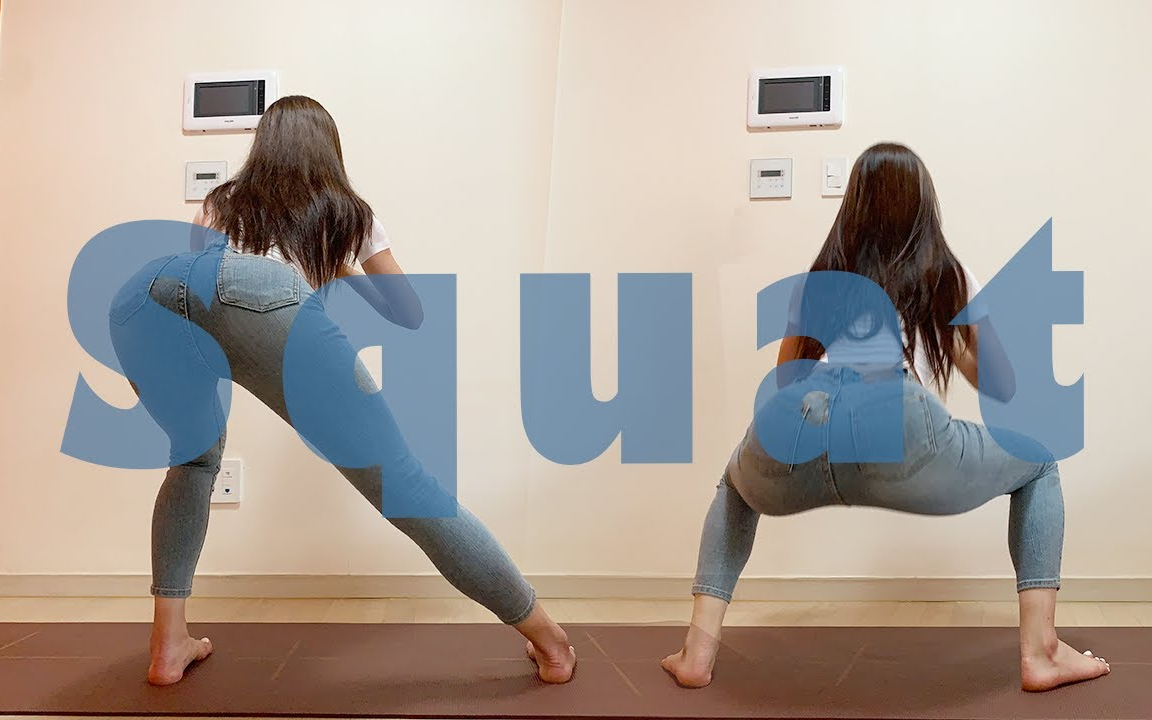 穿着牛仔裤深蹲_哔哩哔哩 (゜-゜)つロ 干杯~-bilibili