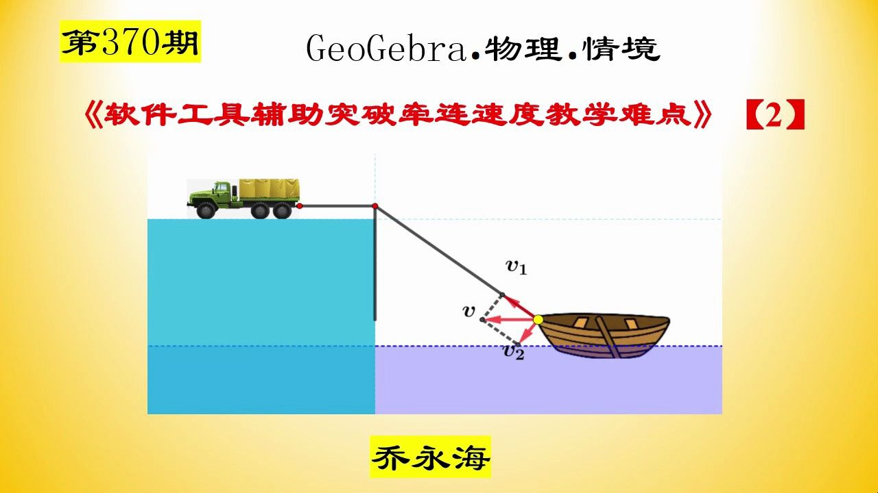 【370】论文发表了《湖南中学物理》2023年第10期《软件工具辅助突破牵连速度教学难点》【2】哔哩哔哩bilibili