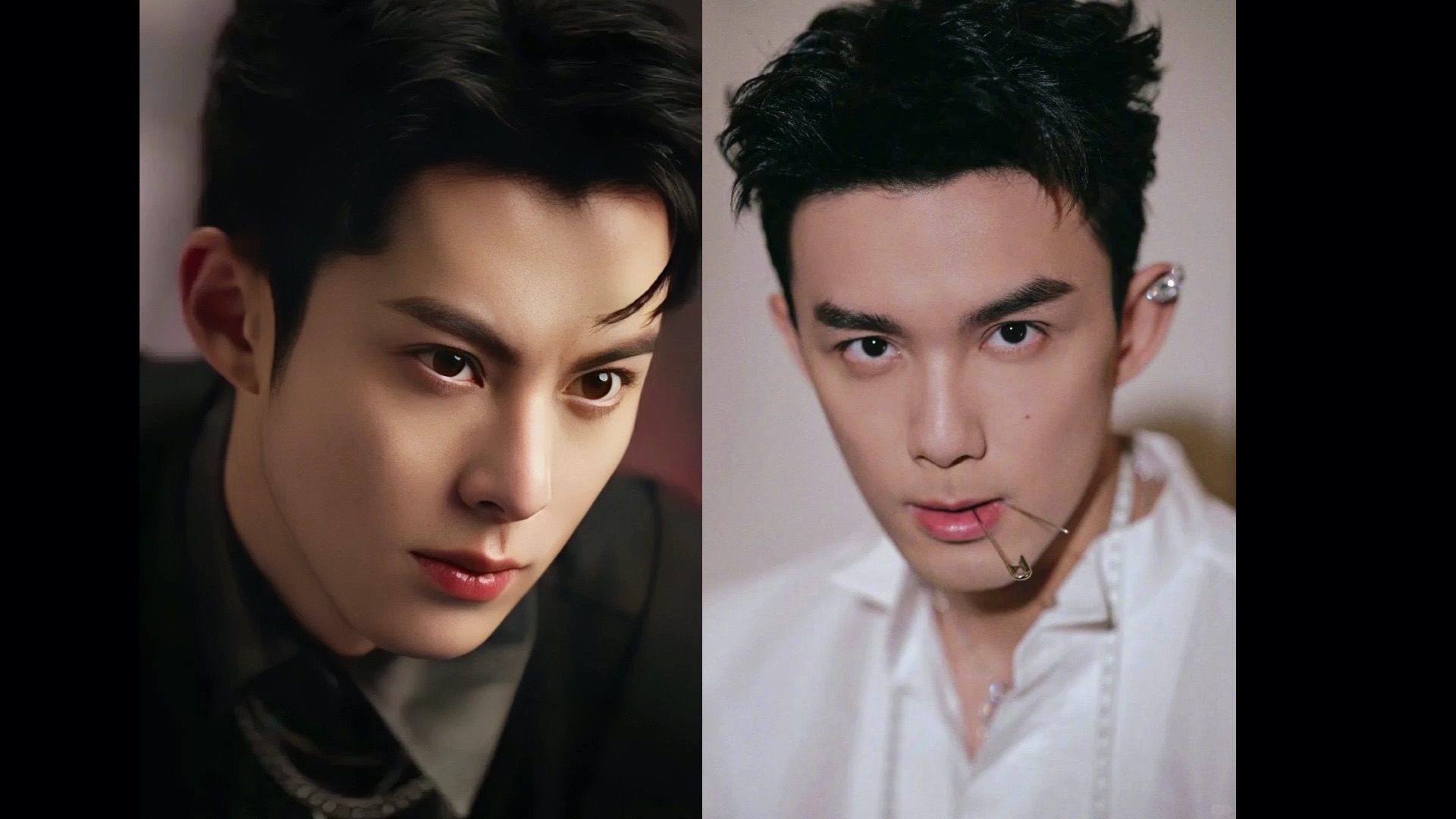 王鹤棣吴磊面相八字对比