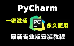 【2024最新】Python安装+Pycharm专业版下载+安装+激活+汉化！提供安装包+永久激活码！Python零基础教程！