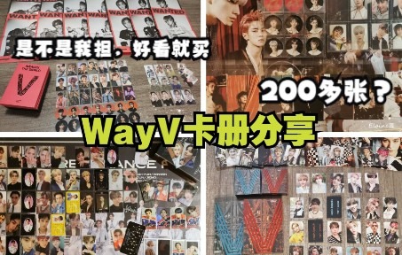 [图]【WayV/威神V】200多张威人小卡的卡册分享｜专辑卡all全团，周边卡谁好看买谁，看看团粉是如何集邮美丽纸片的