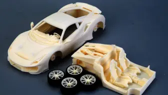 1 43 保时捷911 964 Singer 1开箱民用模型hobbydesign树脂汽车模型制作 哔哩哔哩 Bilibili