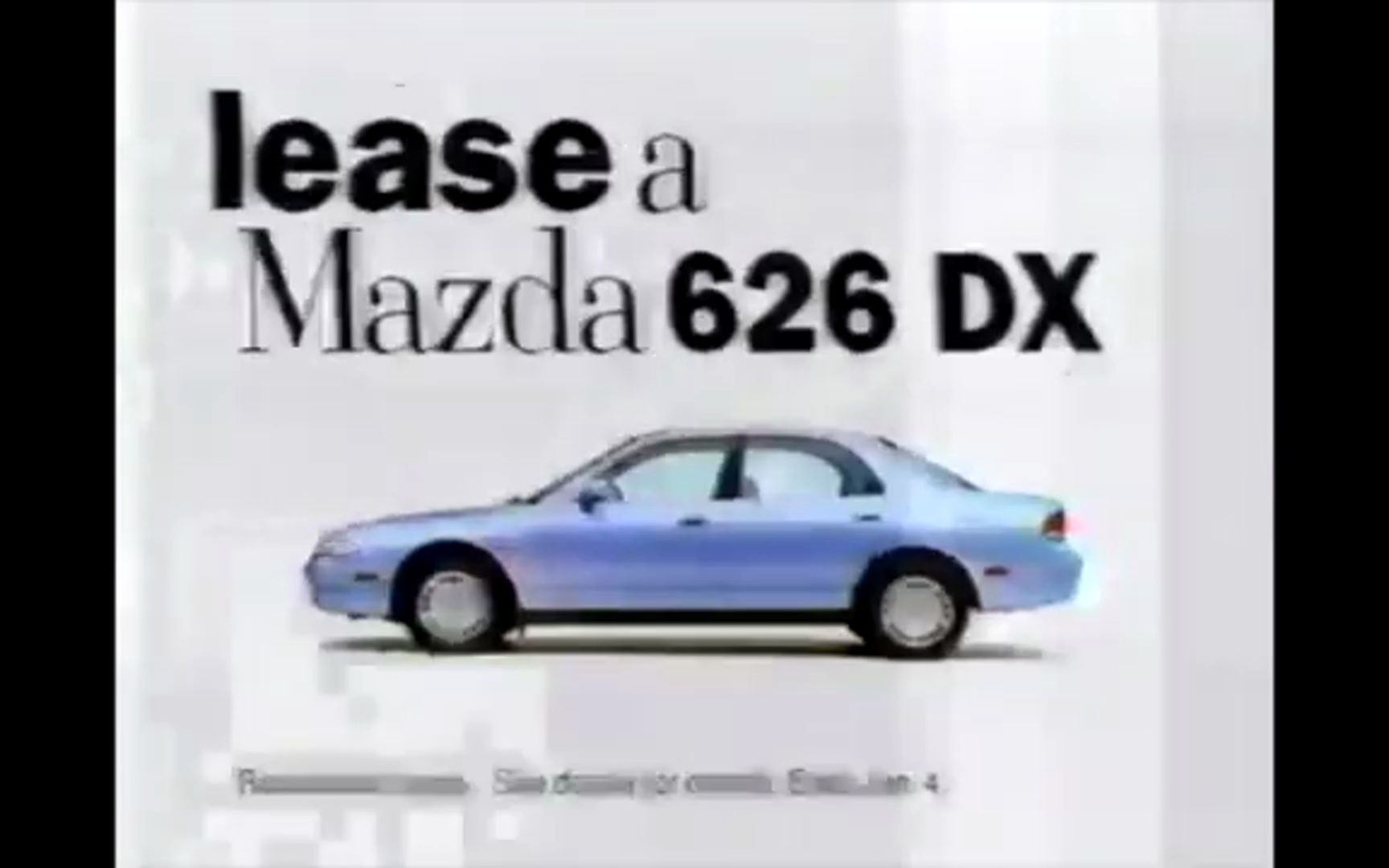 第四代626美国英语区30秒电视广告(对应海外版车型福特第三代天王星)