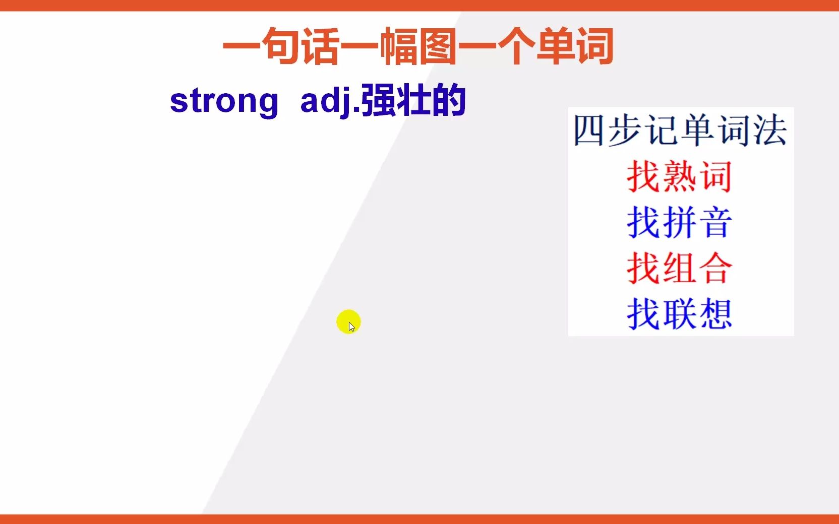 如何去背英文单词strong强壮的哔哩哔哩bilibili