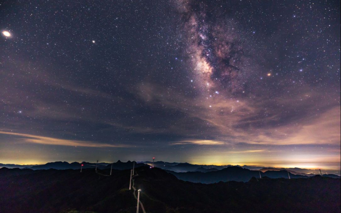 [图]罗定风车山星空日记