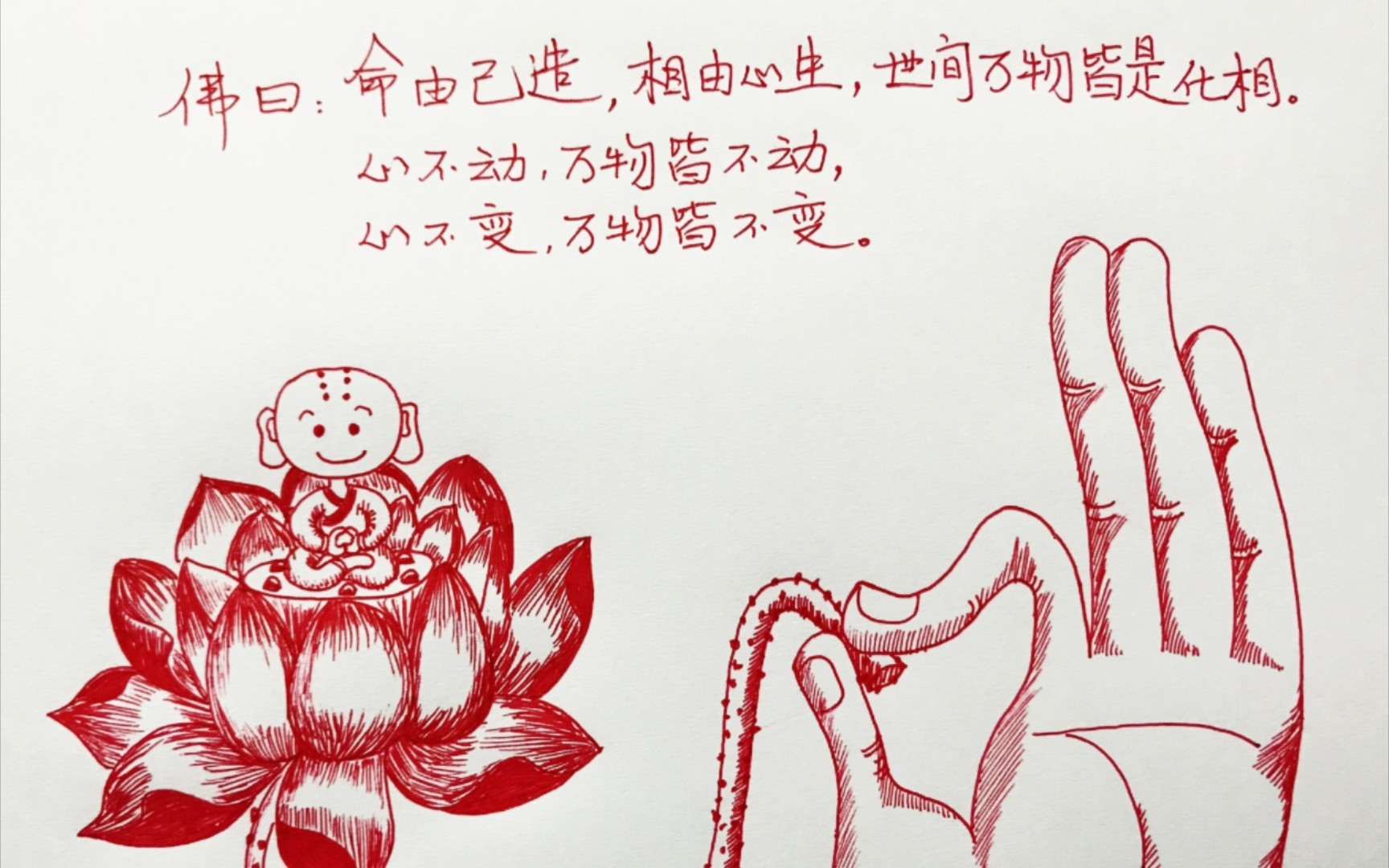 命甴己造,相由心生