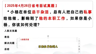 每天一道面试真题——人际关系