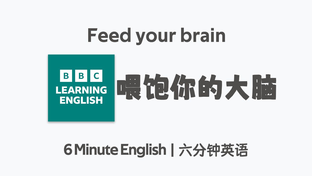 BBC六分钟英语| 喂饱你的大脑 | Feed your brain |每日英语播客听力哔哩哔哩bilibili