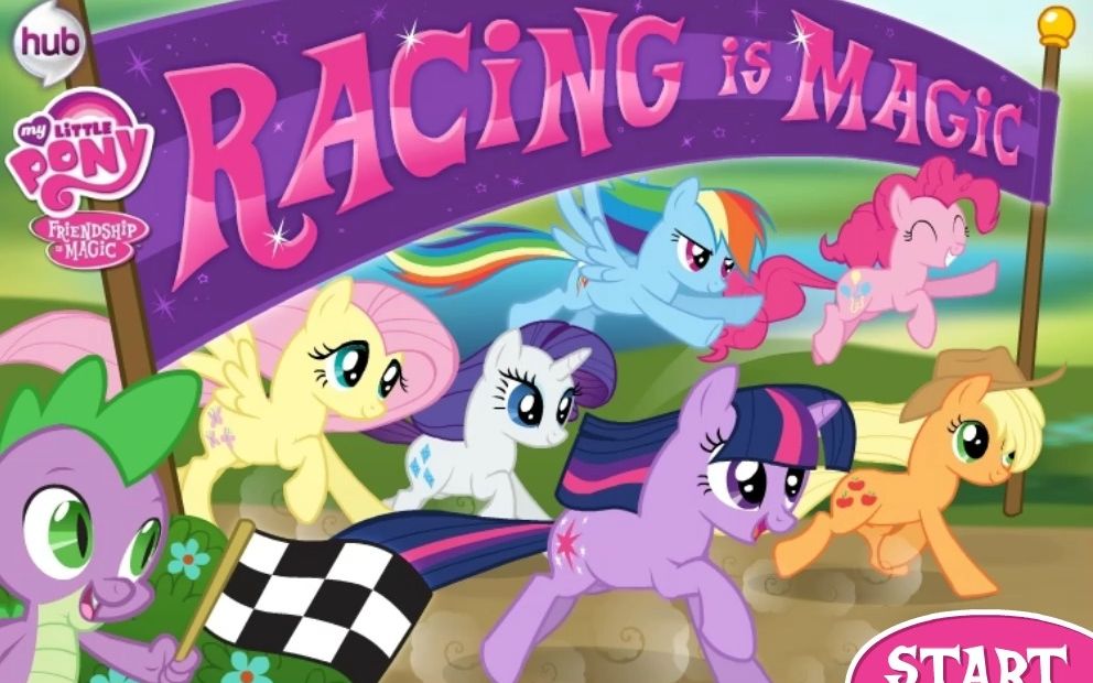 [图][MLP&Flash]小马森林挑战赛Racing is Magic